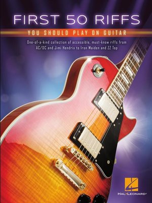 cover image of First 50 Riffs You Should Play on Guitar
